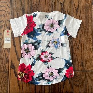 Levi's White and Red Short Sleeve Tee